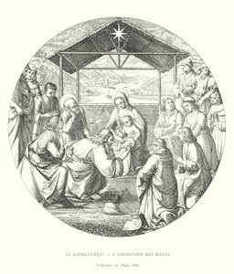 Le Ghirlandajo, De Aanbidding der Wijzen, Collectie van het Pitti Paleis