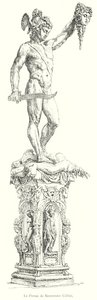 De Perseus van Benvenuto Cellini (gravure)