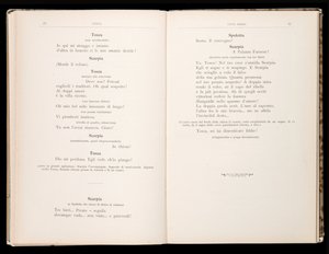 Libretto della Tosca door Giacomo Puccini, Edition Ricordi, Italië door Italian School
