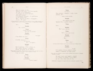 Libretto della Tosca door Giacomo Puccini, Edition Ricordi, Italië door Italian School