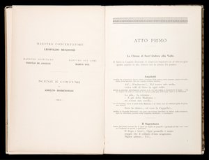 Libretto della Tosca door Giacomo Puccini, Edition Ricordi, Italië door Italian School
