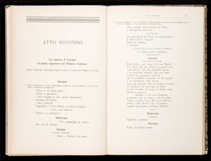 Libretto della Tosca door Giacomo Puccini, Edition Ricordi, Italië door Italian School