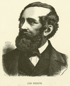 Luigi Kossuth (gravure) door Italian School