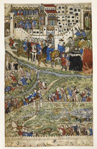 De vernietiging van de Tempeliers en de dood van koning Filips IV van Frankrijk, illustratie uit 