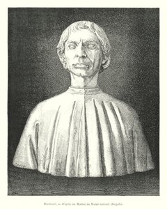 Machiavelli, naar een marmer van het Nationaal Museum, Bargello