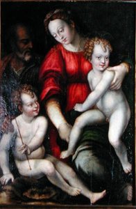 Madonna en Kind met St. Johannes de Doper