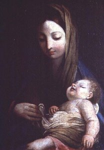 Madonna en kind, Emilian School door Italian School
