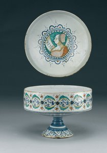 Majolica beker, Deruta, c.1520
