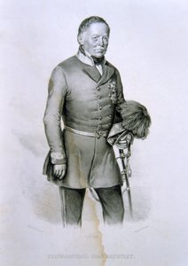 Maresciallo Radetzky Graff, illustratie uit De Geschiedenis van Italië door Italian School