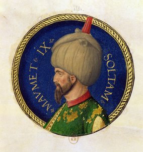 Mehmed II (1432-81) genaamd Fatih, de Veroveraar door Italian School