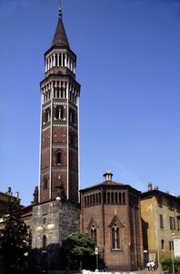 Milaan: de klokkentoren van San Gottardo door Italian School