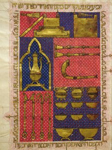 Instrumenten van de Tempel, uit de Hebreeuwse Bijbel door Italian School