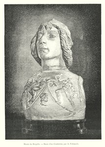 Bargello Museum, Buste van een Condottiere, door A Pollajuolo door Italian School
