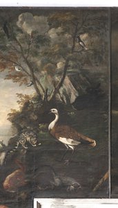 Mythe van Orpheus: katten, hazen, vogels