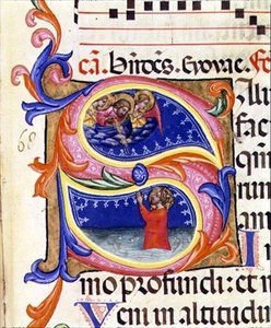P 68 V Geïllustreerde initiaal 