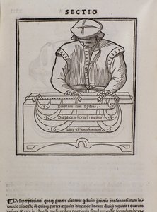 Pagina uit Musica theorica door Lodovico Fogliani (1475?-1542) (of Ludovico Foliani), muziektheoreticus. door Italian School