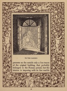 Pagina uit brochure voor San Domenico Palace Hotel, Taormina (litho)