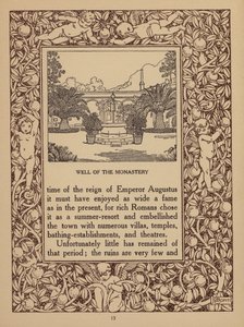Pagina uit brochure voor San Domenico Palace Hotel, Taormina (litho) door Italian School