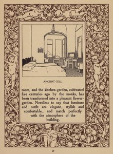 Pagina uit brochure voor San Domenico Palace Hotel, Taormina (litho) door Italian School