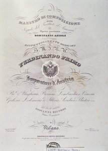 Pagina uit Verdrag van harmonie door Bonifazio Asioli door Italian School