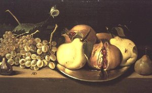 Peren, Druiven en Granaatappels door Italian School