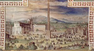 Piazza del Popolo, Rome door Italian School