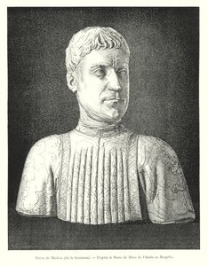 Pierre de Medicis, genaamd de Goutteux, naar de Buste van Mino da Fiesole in het Bargello door Italian School