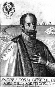Portret van Andrea Doria (1466-1560), Italiaanse admiraal