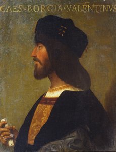 Portret van Cesare Borgia