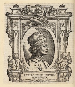 Portret van Francesco Pesellino, Italiaanse schilder uit Florence door Italian School