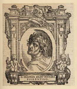 Portret van Franciabigio, Italiaanse schilder van de Florentijnse Renaissance