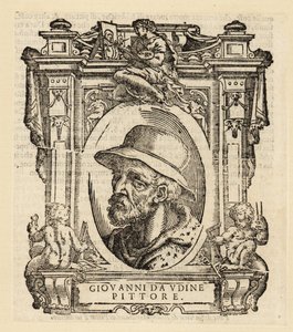 Portret van Giovanni Nanni, Italiaanse schilder en architect geboren in Udine door Italian School