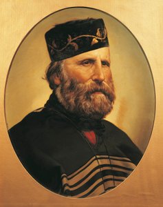 Portret van Giuseppe Garibaldi, circa 1897