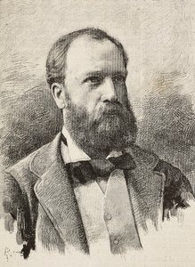 Portret van Karl Hillebrand (1829-1884), Duitse historicus door Italian School