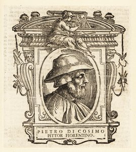Portret van Piero di Cosimo, ook bekend als Piero di Lorenzo, Italiaanse schilder van de Renaissance uit Florence door Italian School