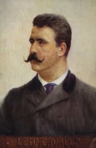 Portret van Ruggero Leoncavallo door Italian School