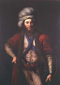 Portret van een Hongaarse krijger, Florentijnse School, ca. 1650