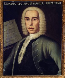Portret van Italiaanse componist Leo Leonardo (1694-1744)