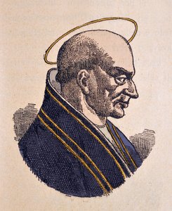 Portret van paus Adeodatus I (615-618) door Italian School