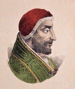 Portret van Paus Alexander IV (1254-1261) door Italian School