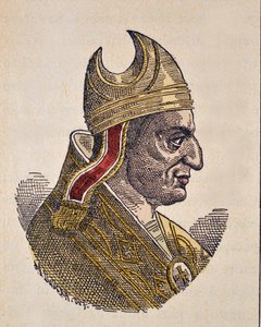 Portret van Paus Bonifatius IV (608-615)