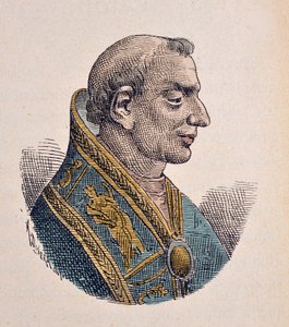 Portret van Paus Donus (676-678) door Italian School