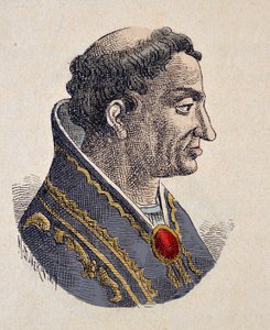 Portret van Paus Eugenius II (824-827)