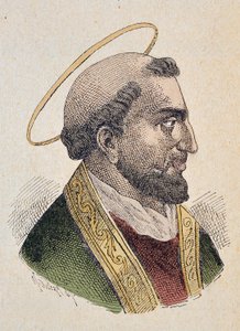 Portret van paus Evaristus I (97-107) door Italian School