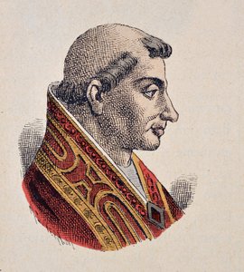 Portret van Paus Gelasius II (1118-1119) door Italian School