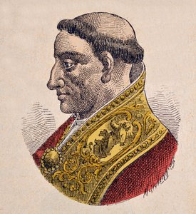 Portret van paus Gregorius IV (827-844)