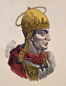 Portret van Paus Hilarius (461-468) door Italian School
