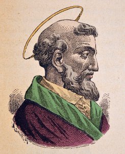 Portret van paus Hyginus (136/138-142) door Italian School