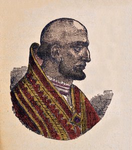 Portret van Paus Theodorus I (642-649)