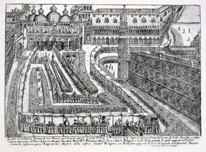 Processie voor Corpus Christi op het Piazza San Marco, 1876